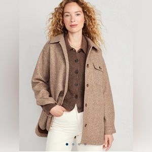 Soft-Brushed Shacket for Women